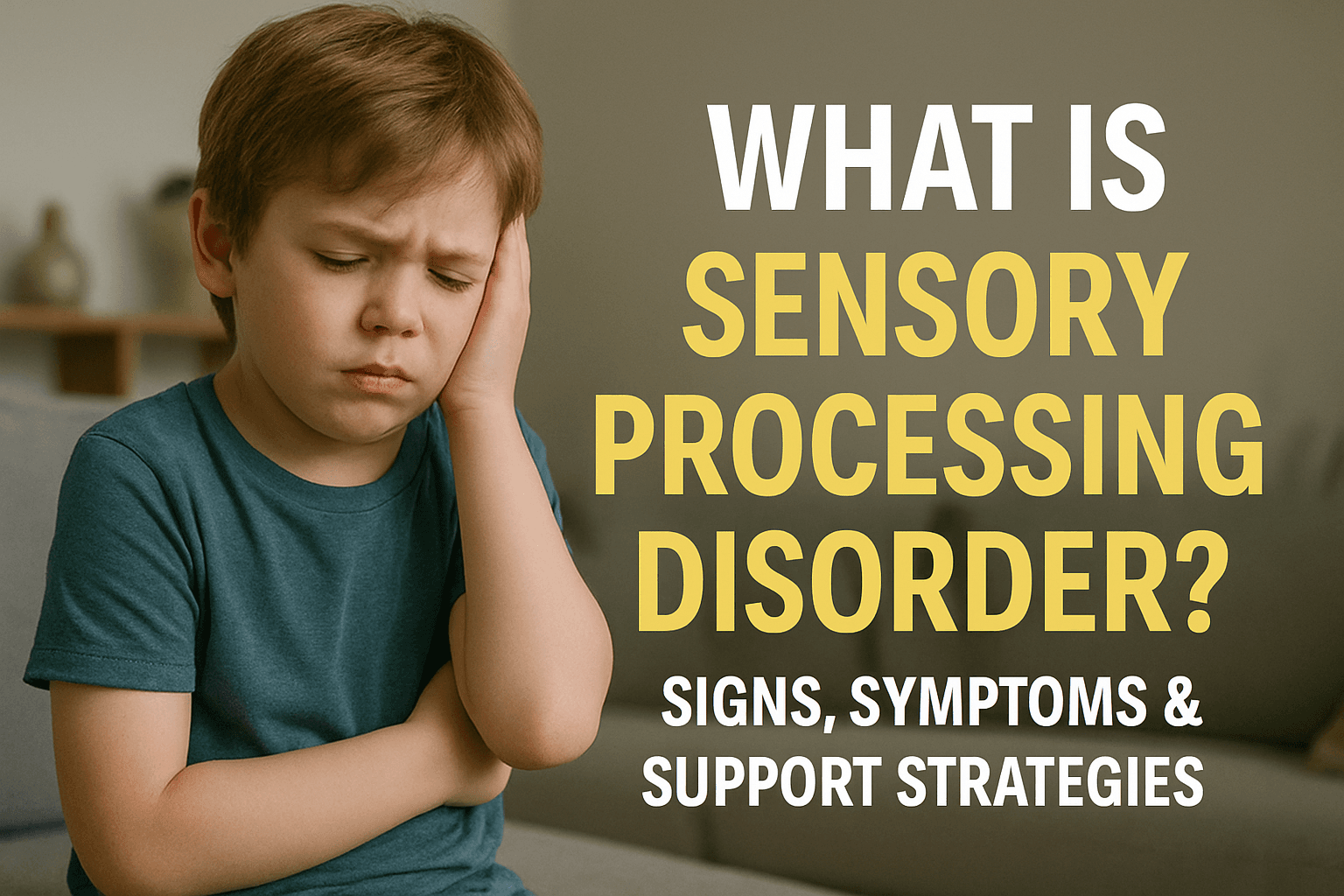 What Is Sensory Processing Disorder? Signs, Symptoms & Support Strategies