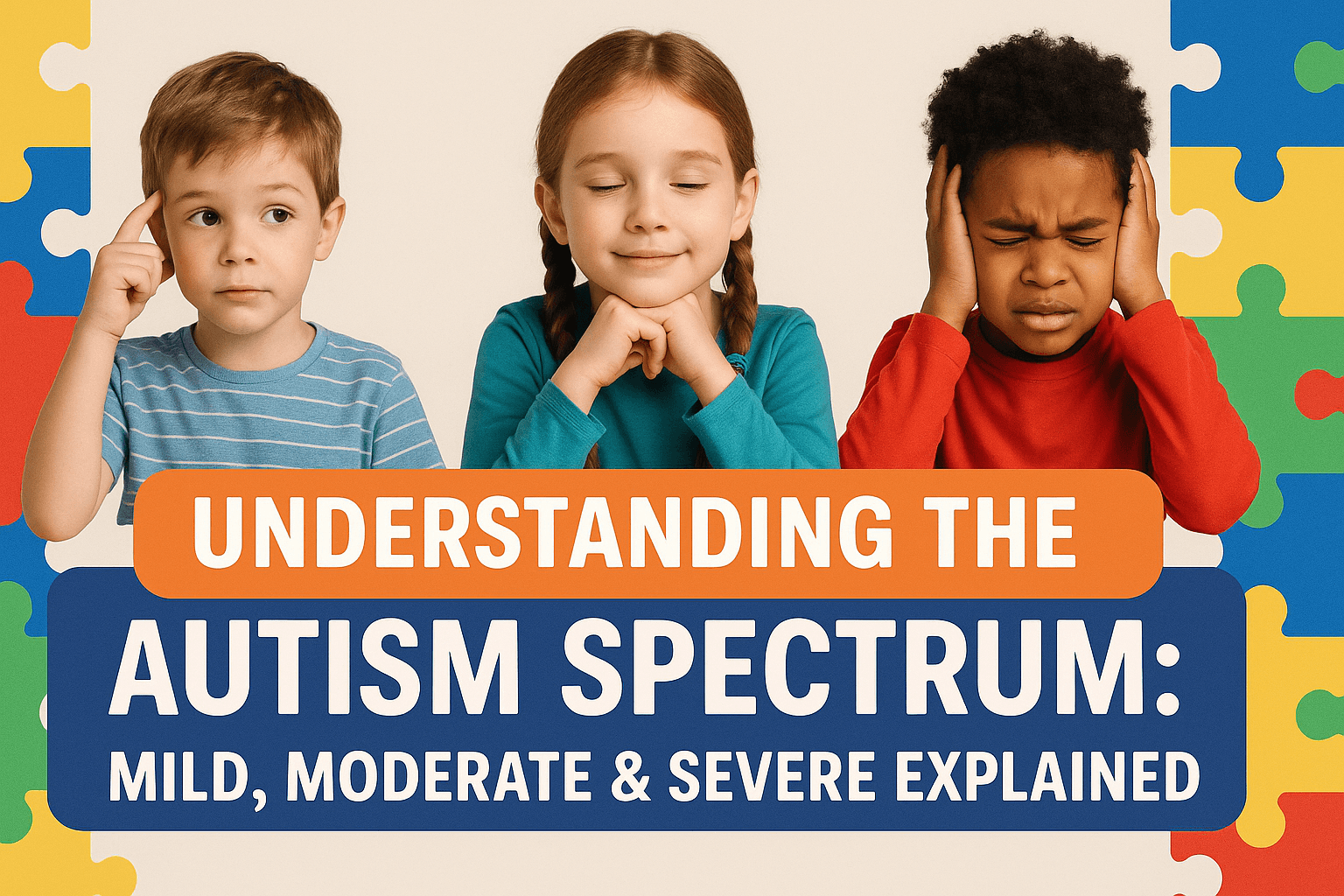 Understanding the levels of Autism Spectrum: Mild, Moderate & Severe Explained
